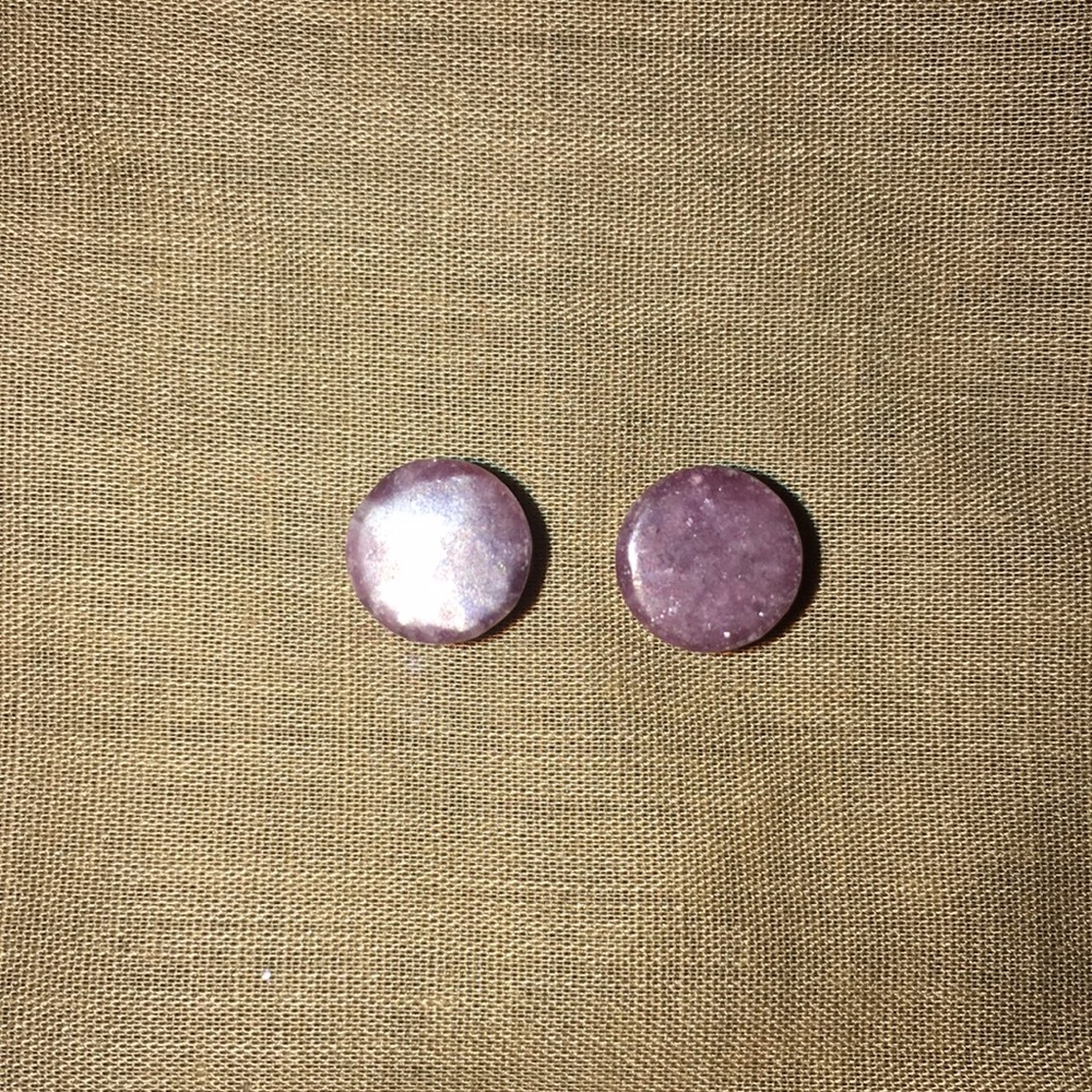 Size zero purple stone plugs